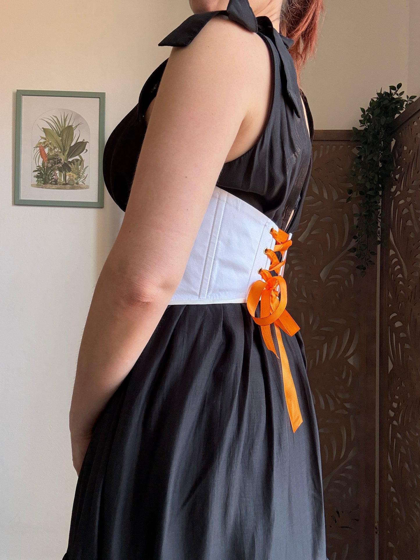 Bustino a Corsetto sottoseno Artigianale “The Enchanted Forest” - Volpe