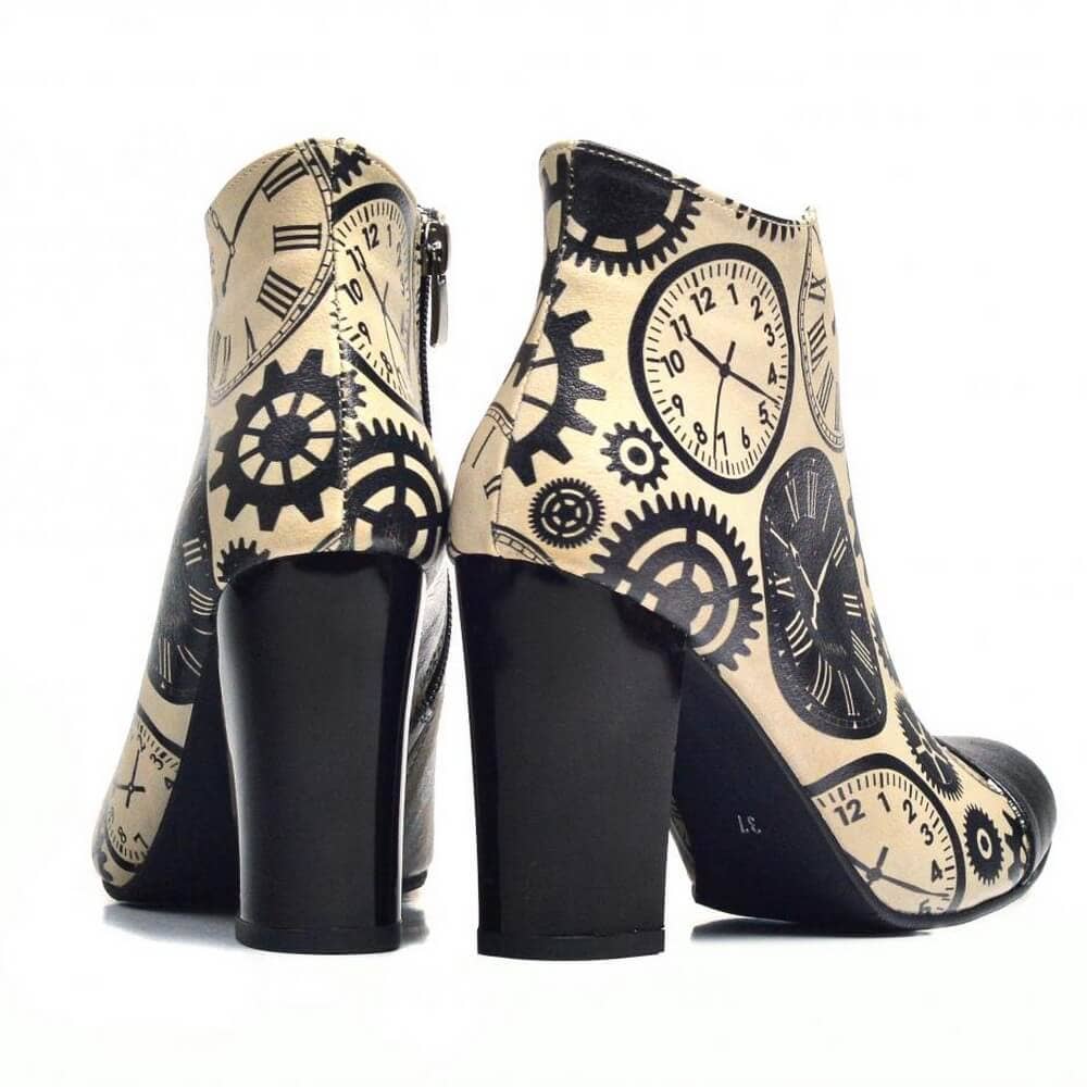 PREORDINE (Disponibili dal 27 Agosto) Clockwork Chrono Boots - Stivaletti alla Caviglia Goby Fatti a Mano – Stile Sostenibile, Vegani e Comodi