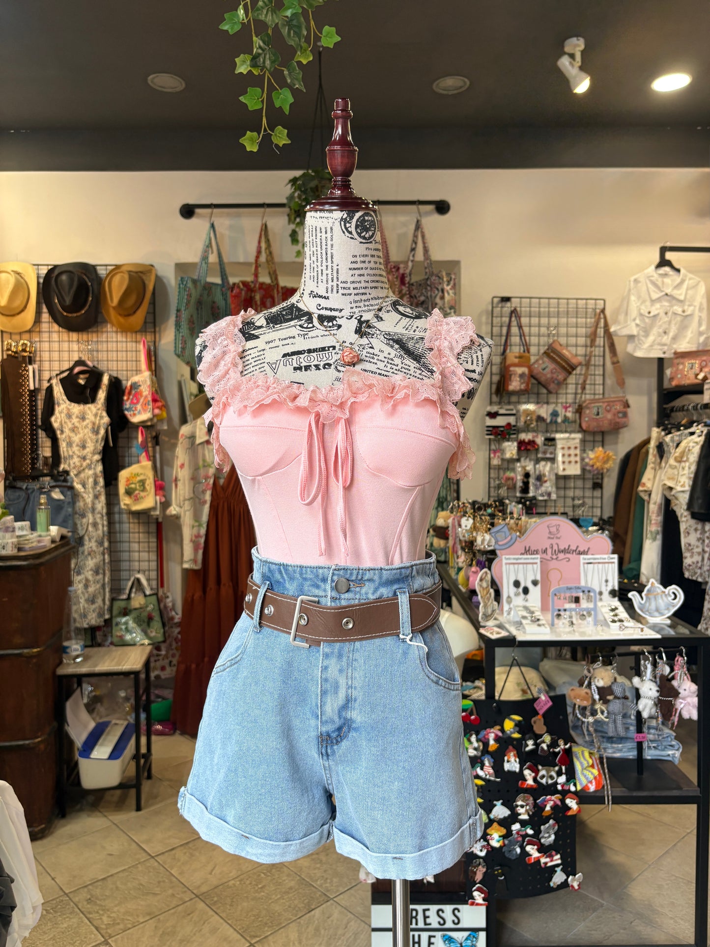 Pantaloncini Corti in Denim in Cotone - Cintura con Retro Elastico Inclusa