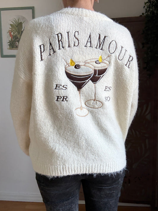 Maglione Paris Amour - Espresso Martini