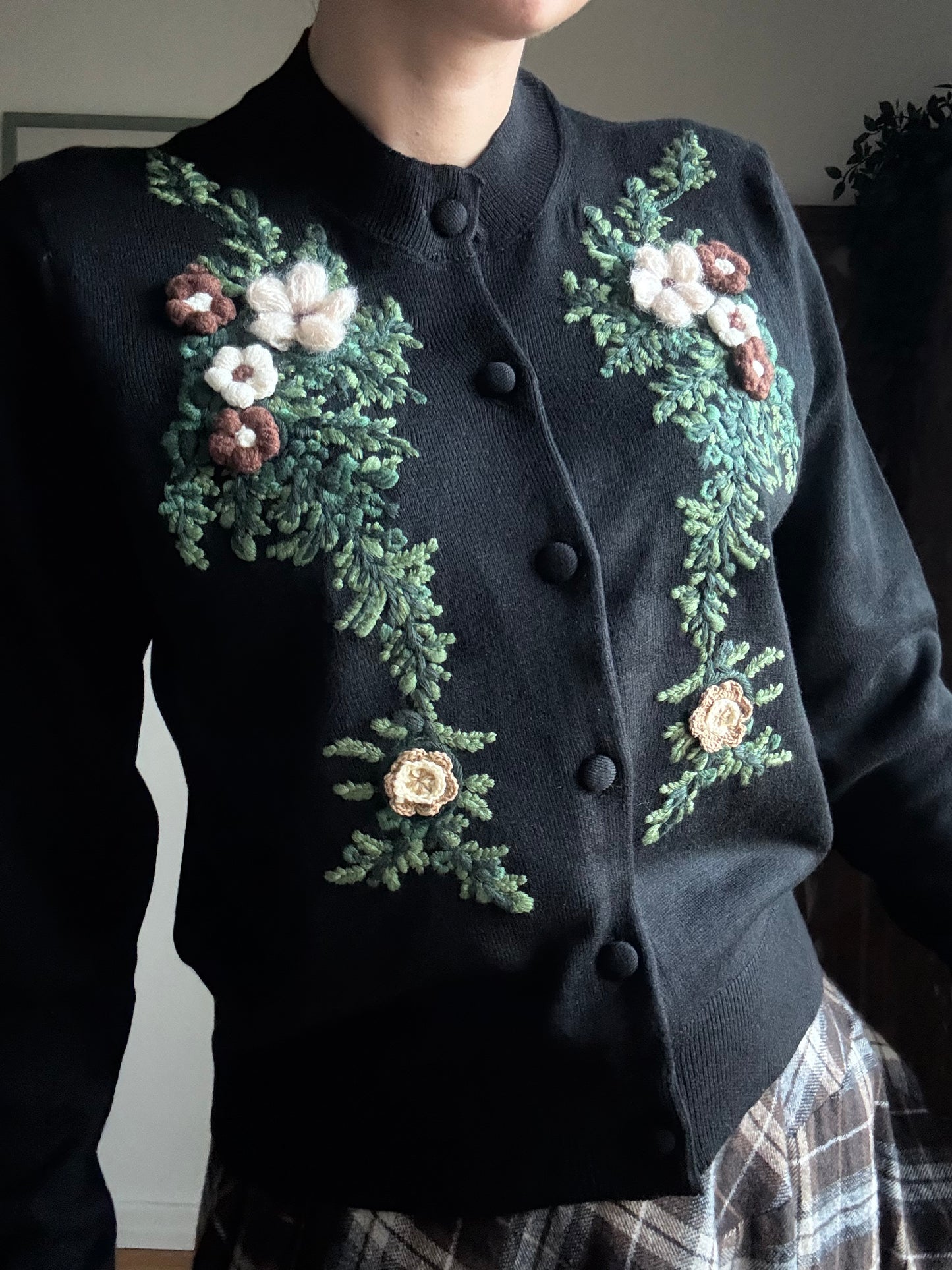 Cardigan Bosco Incantato nero