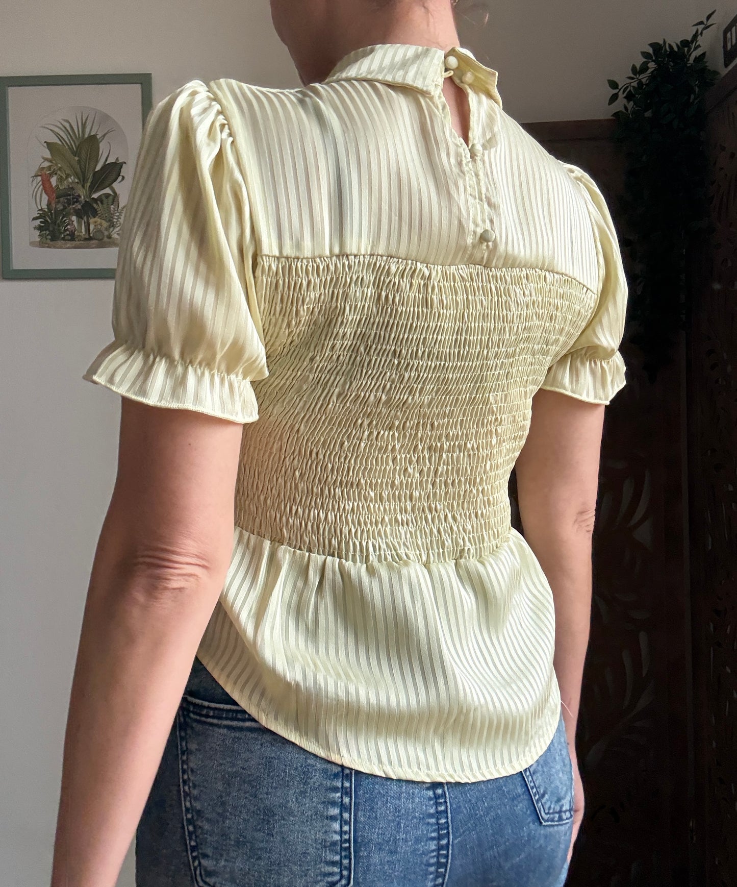 Blusa Corsetto con Stringhe e Maniche a Sbuffo - In 5 Colori