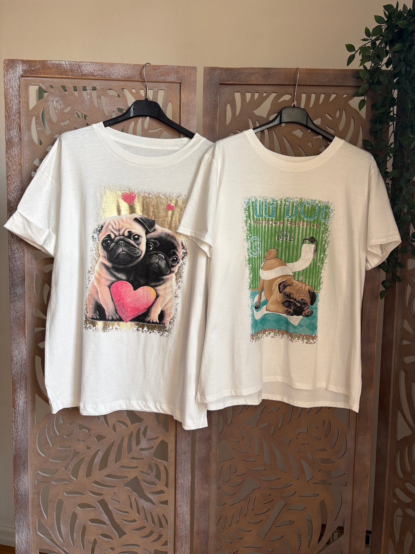 T-Shirt Pug Collection - in 3 Fantasie