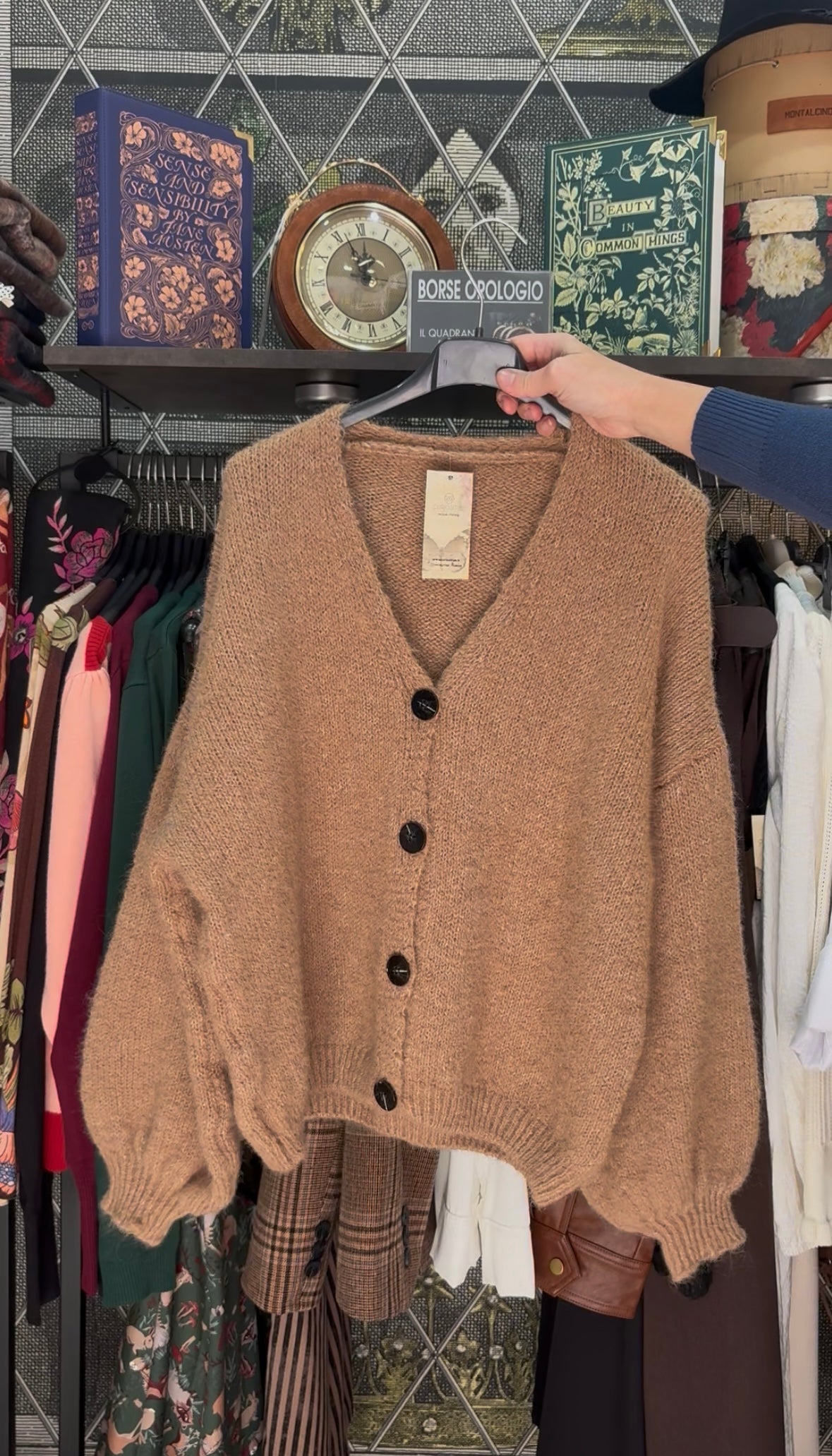 Cardigan Margot in 5 colori con bottoni