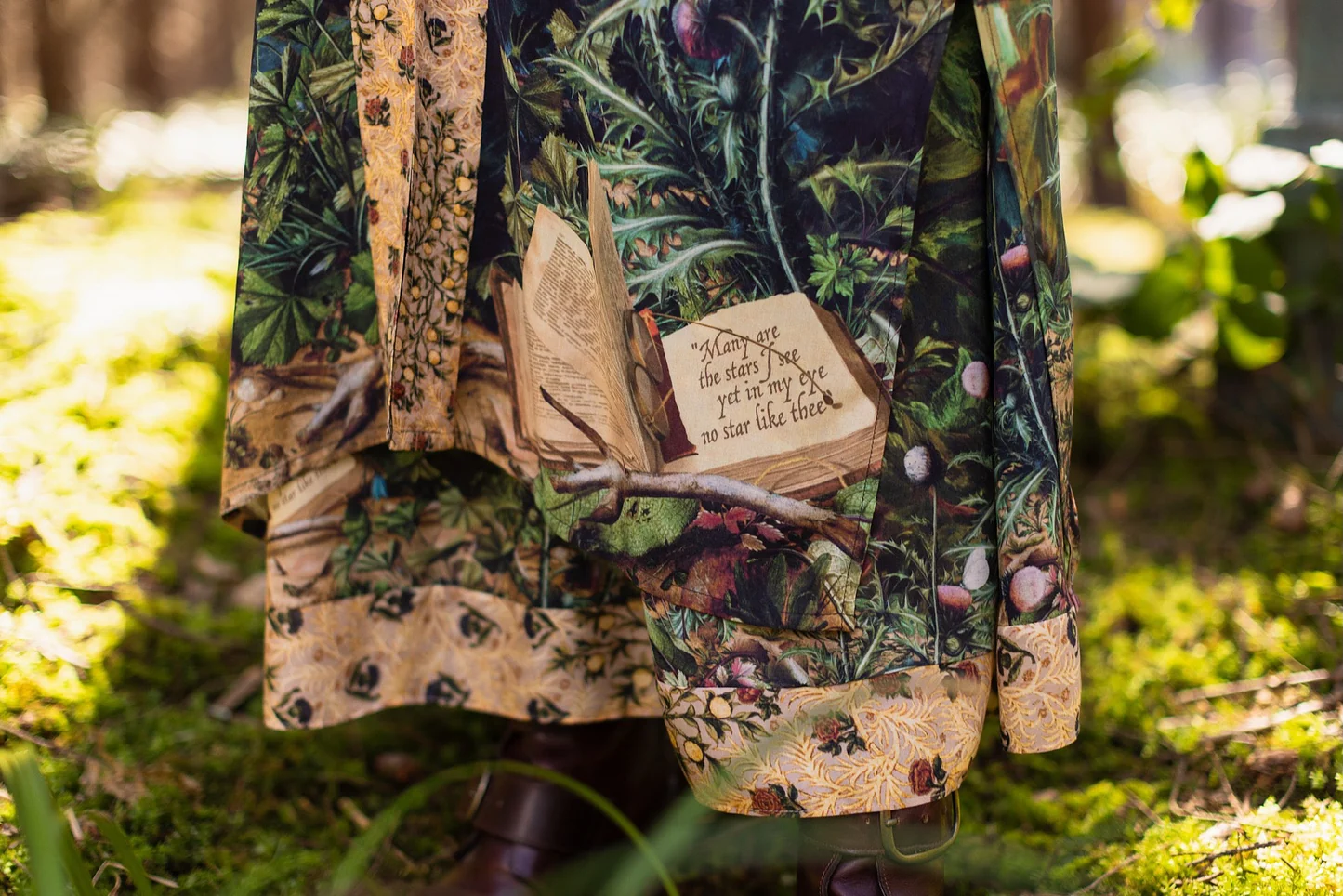 Kimono Lungo Opera Duster: Bella Notte