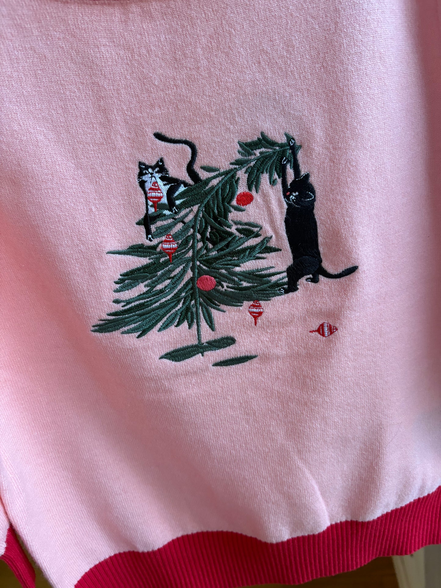 Maglione natalizio inglese retró Kiki Puuurfect
