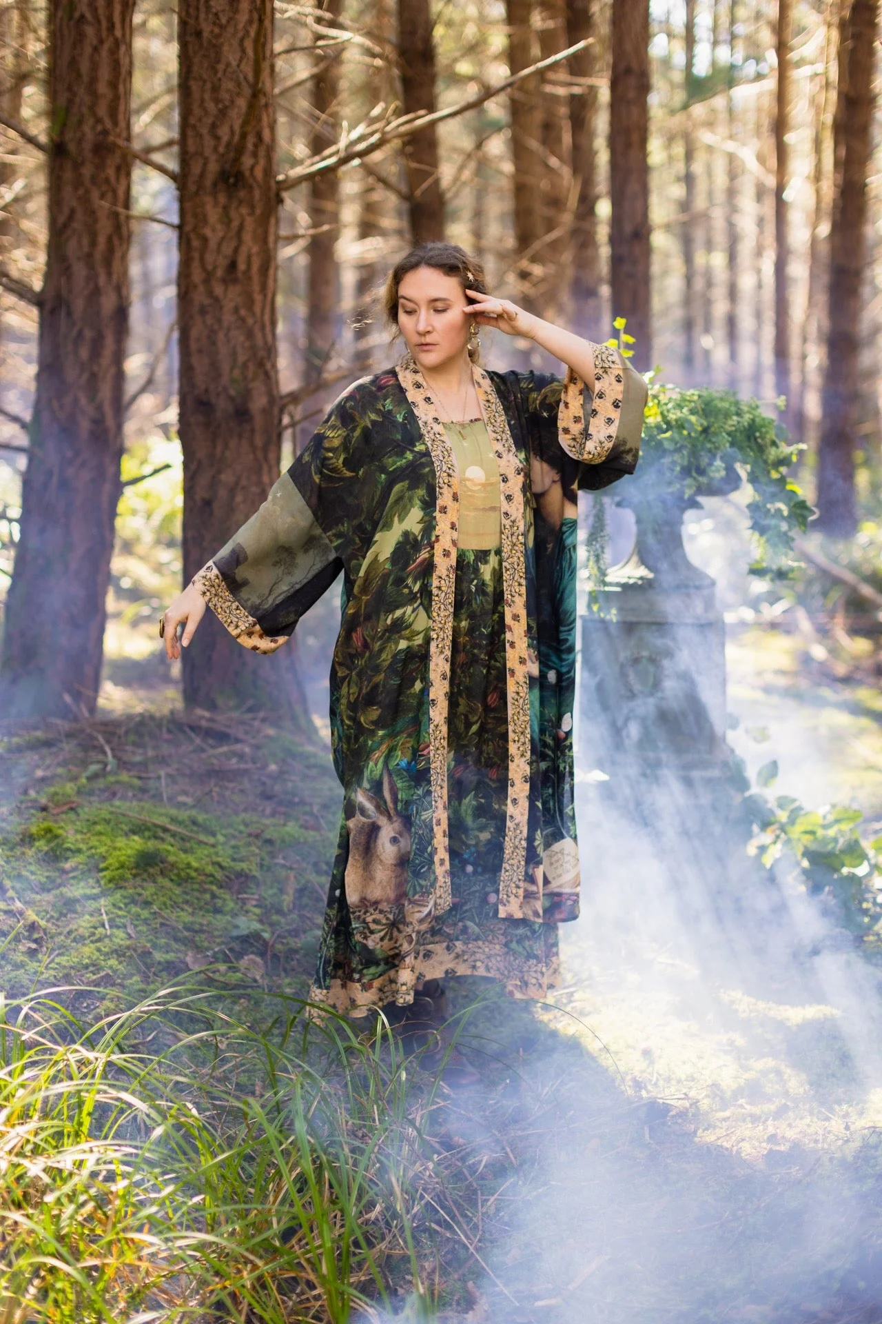 Kimono Lungo Opera Duster: Bella Notte