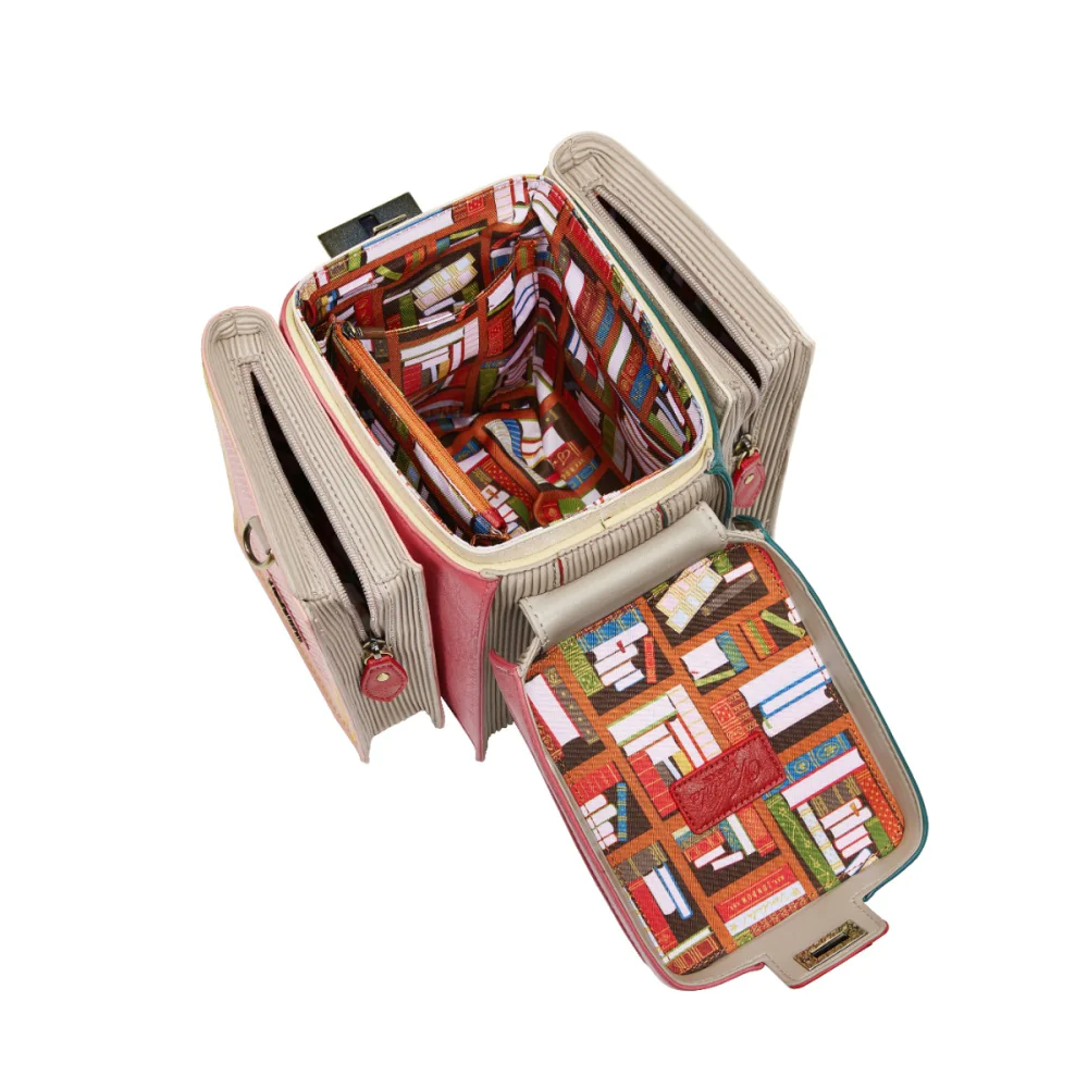 Borsa Vendula London Book Stack Bookshelf Boulevard