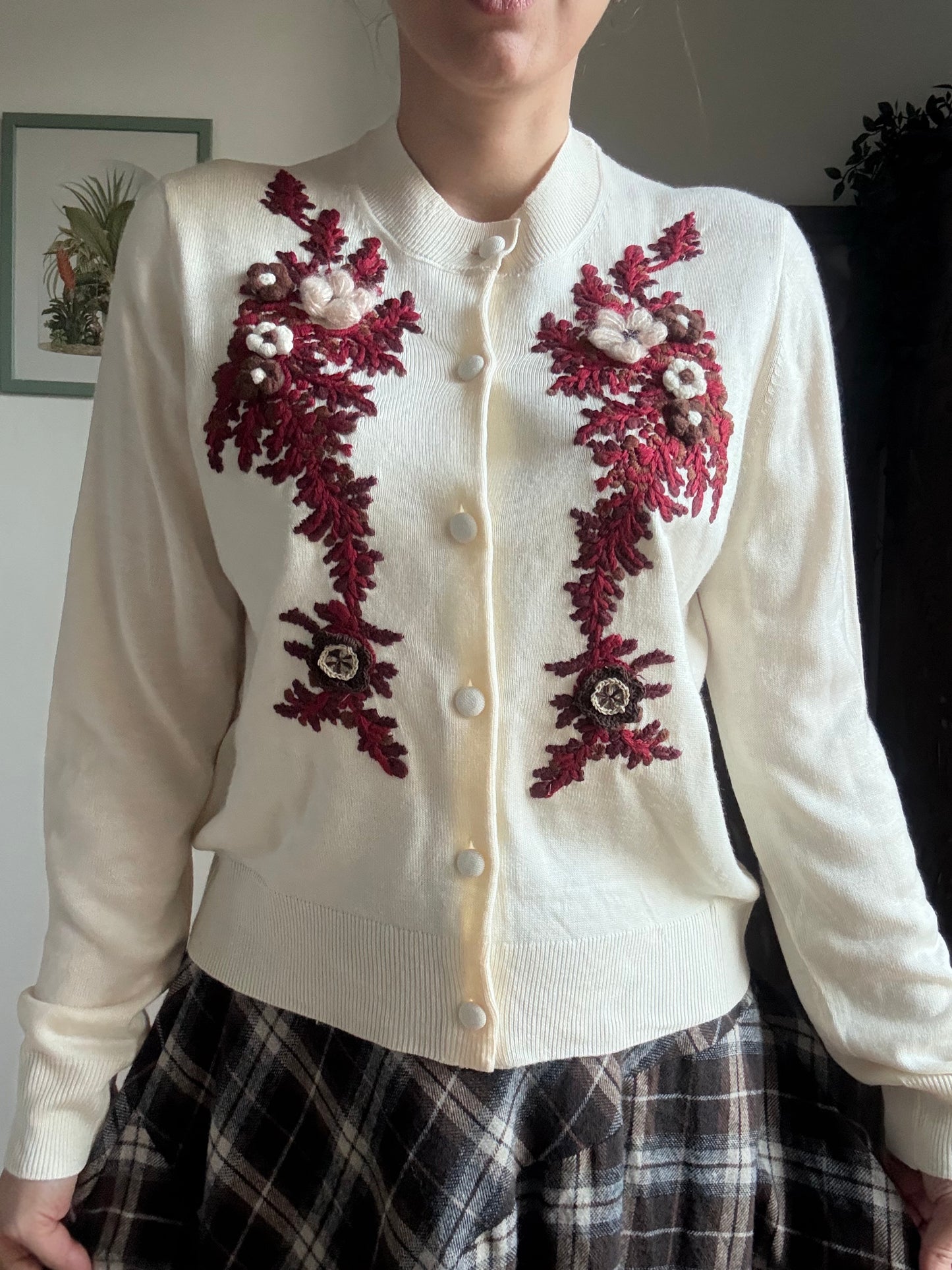 Cardigan Bosco Incantato bianco