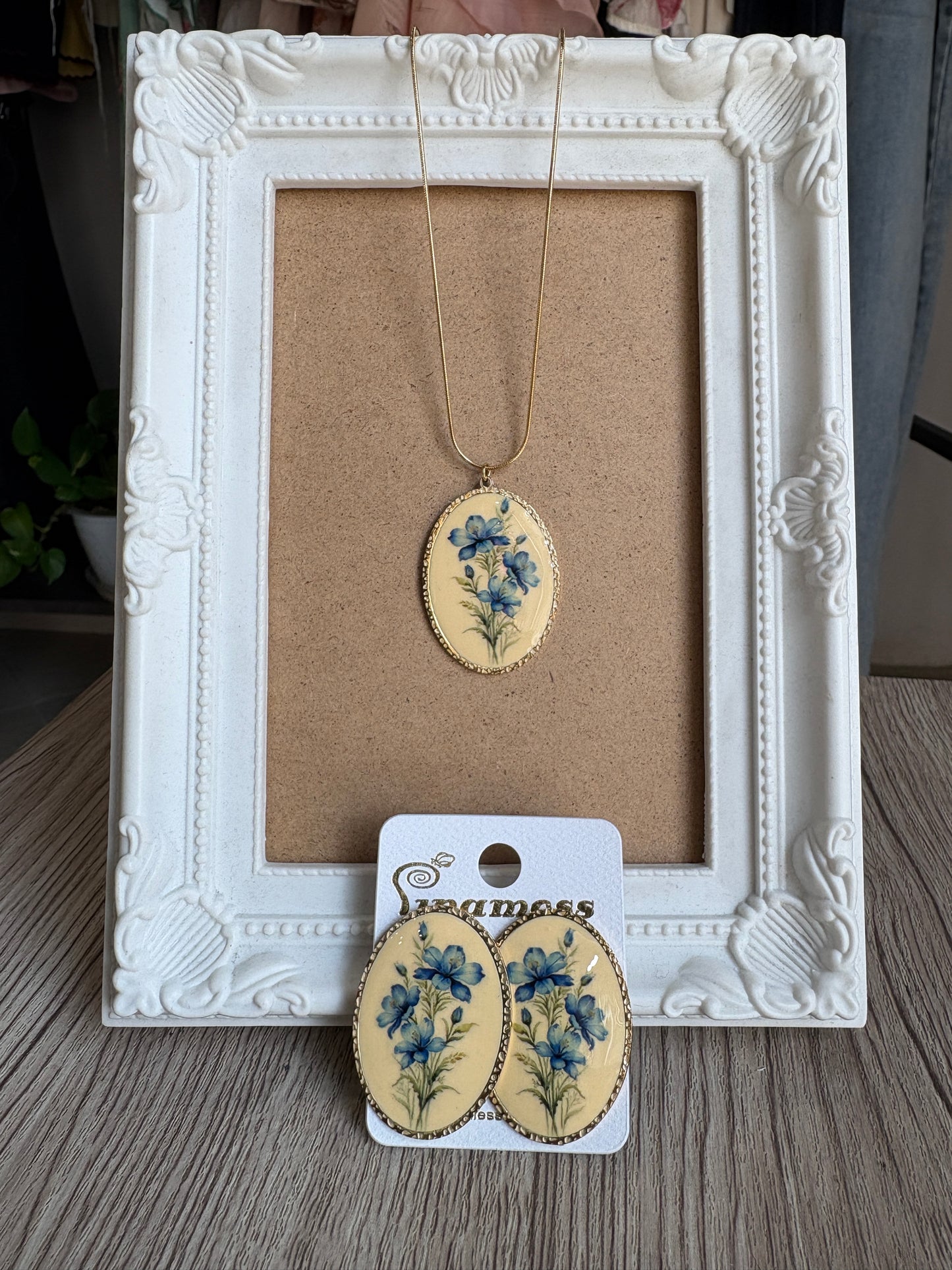 Collana e Orecchini Vintage Flowers