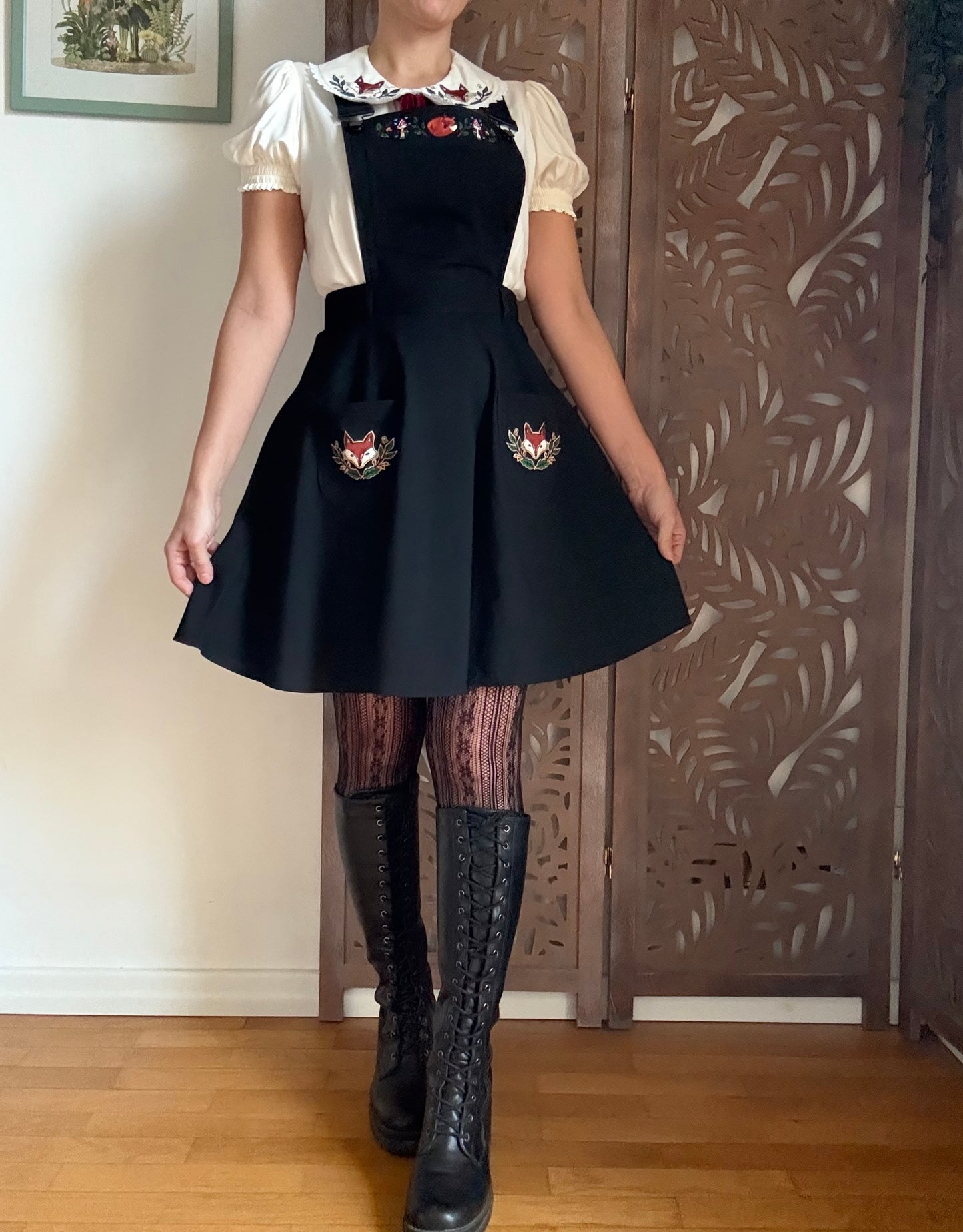 Abito salopette con bretelle Basil