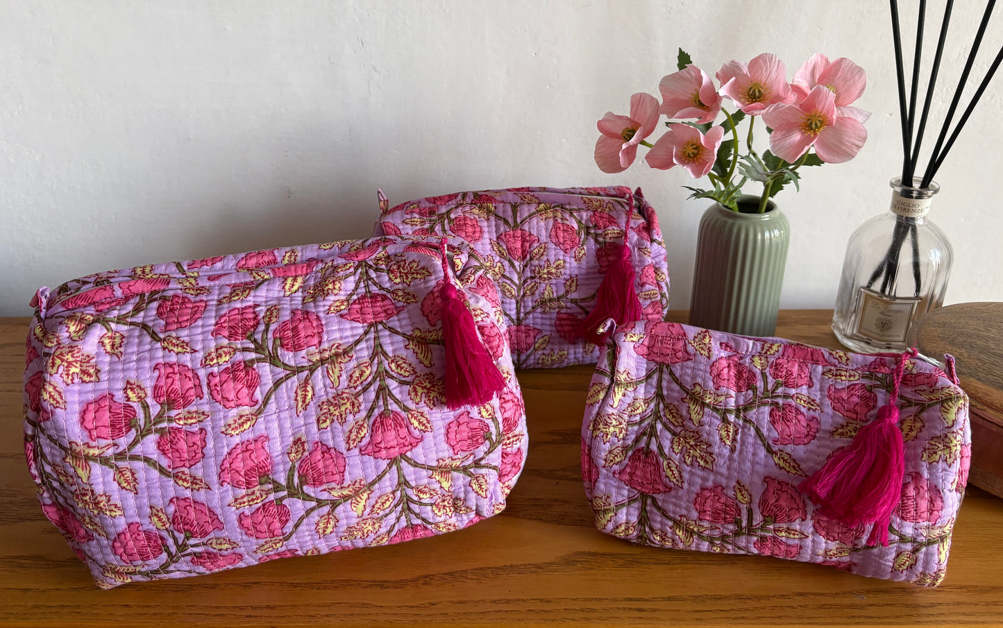 Pochette Indiane in Cotone Trapuntato - In 3 Dimensioni