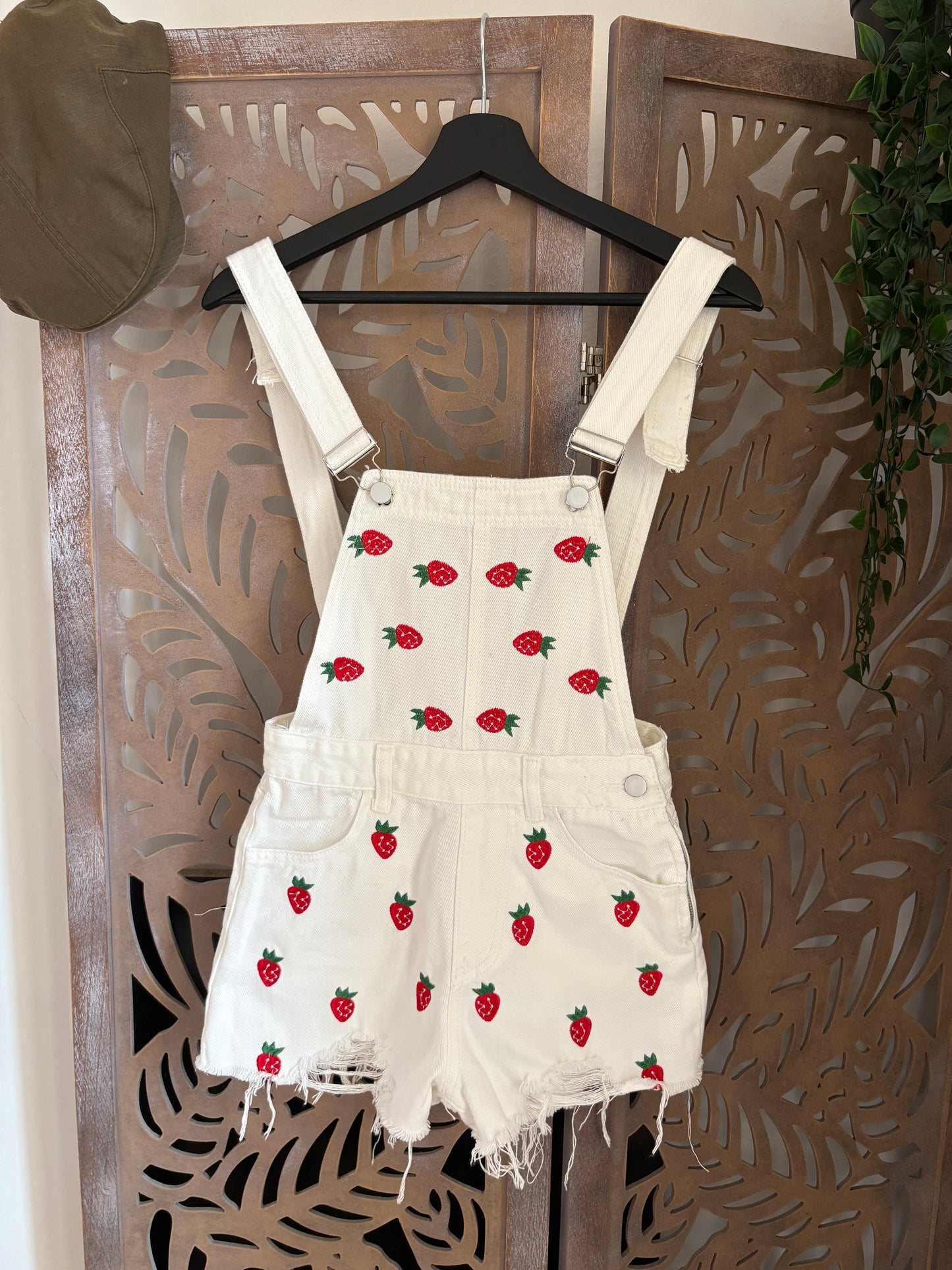 Salopette in cotone con shorts in 6 fantasie