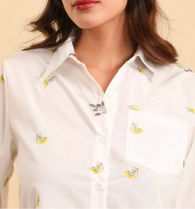 Camicetta in cotone "Sweet Lavender" in 2 colori