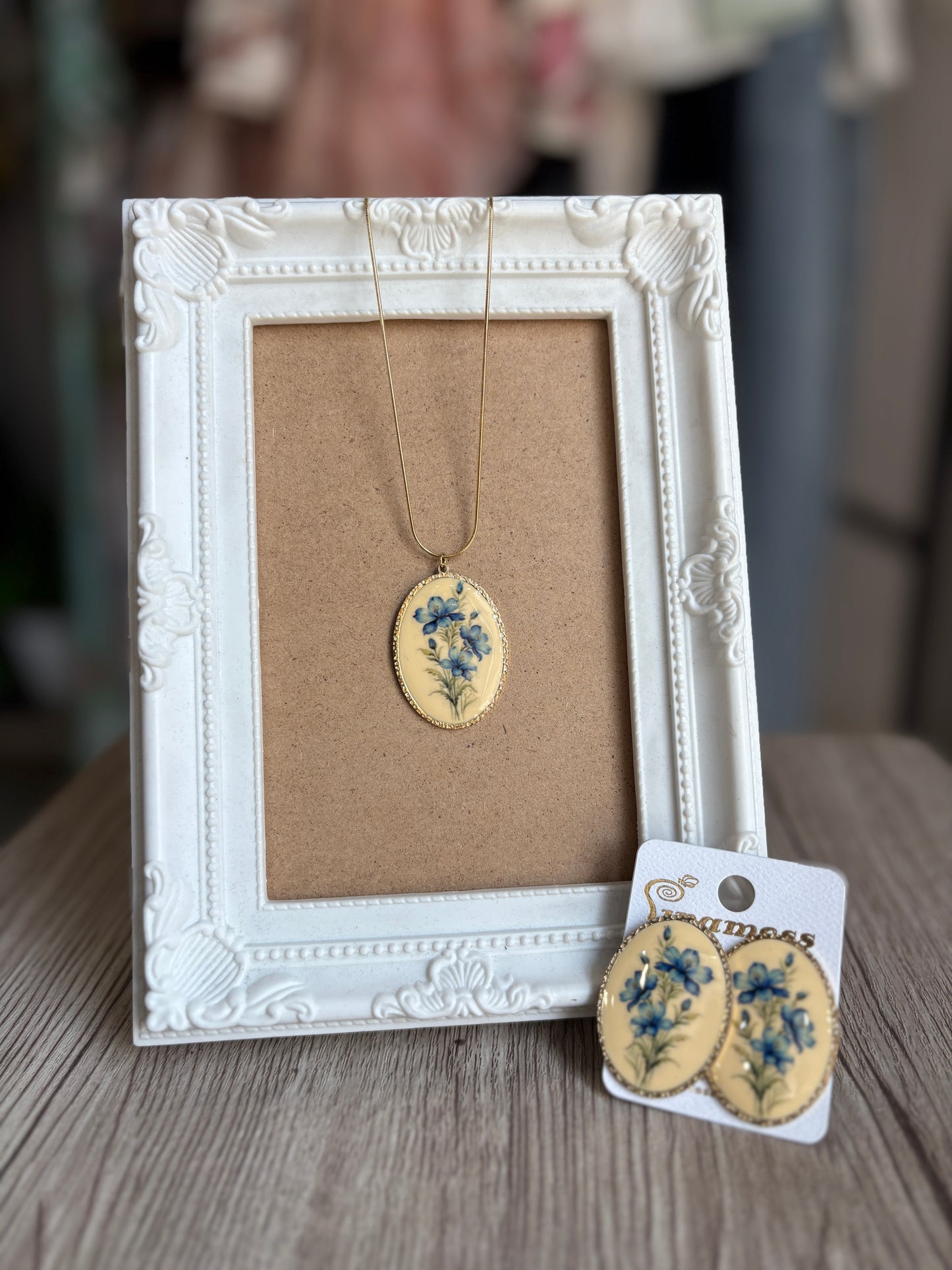 Collana e Orecchini Vintage Flowers