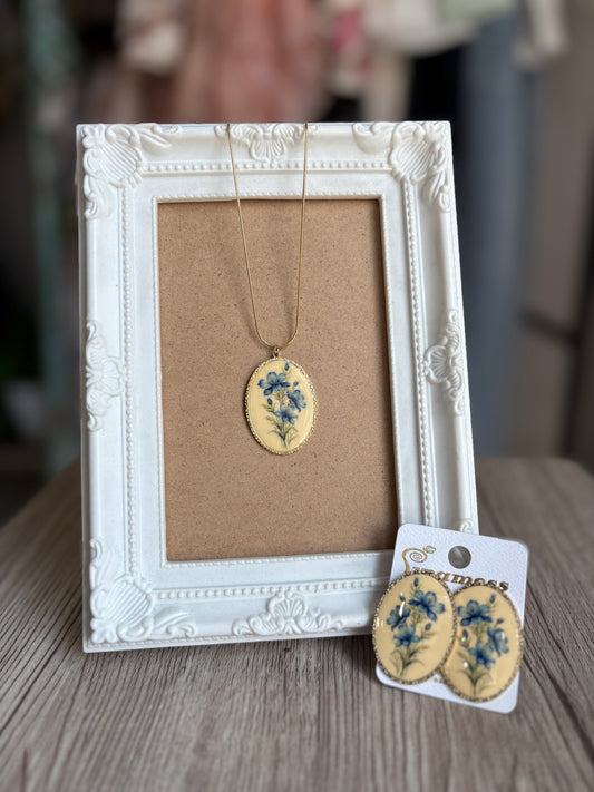 Collana e Orecchini Vintage Flowers