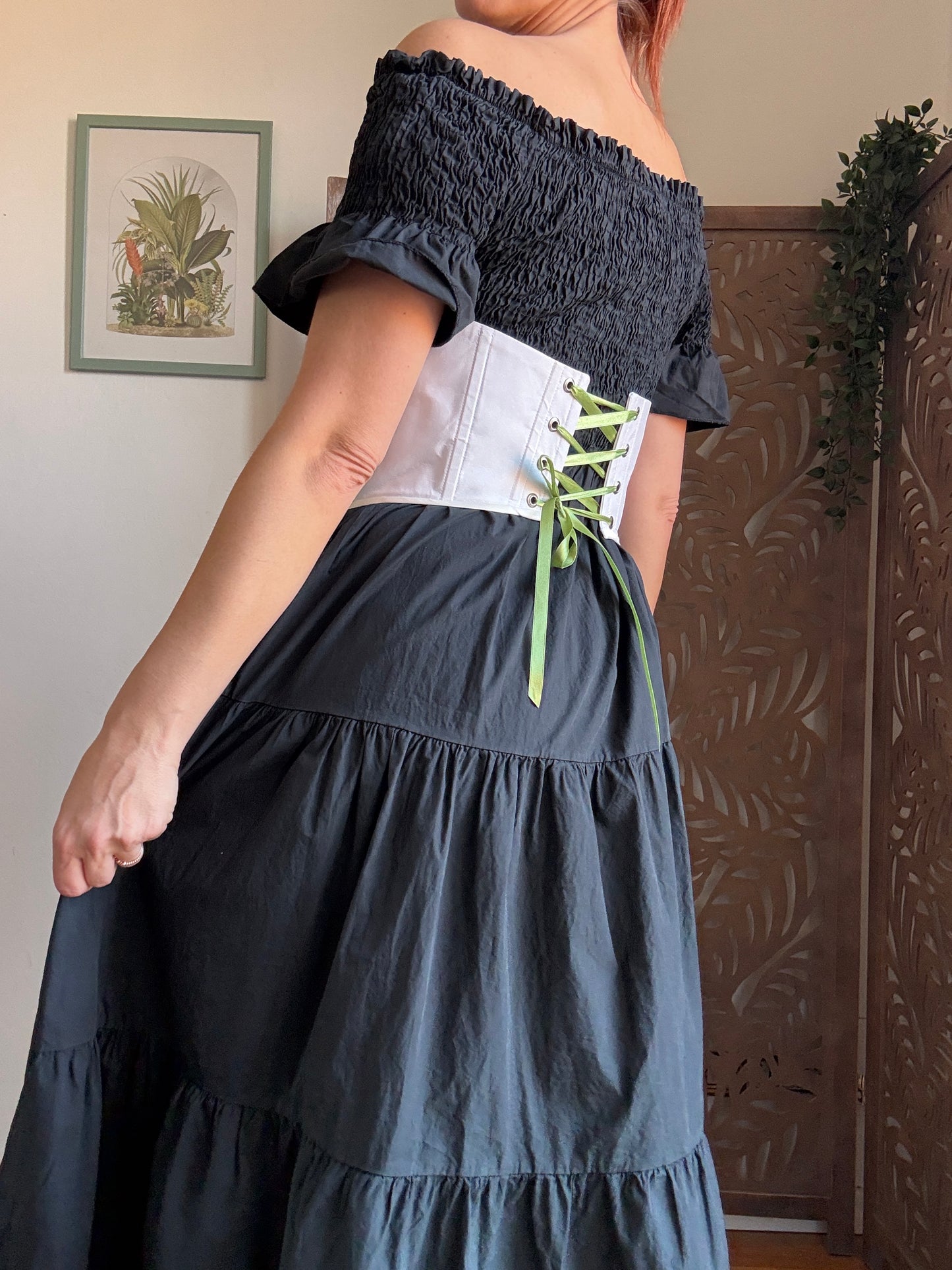 Bustino a Corsetto sottoseno Artigianale “The Enchanted Forest” - Storytime
