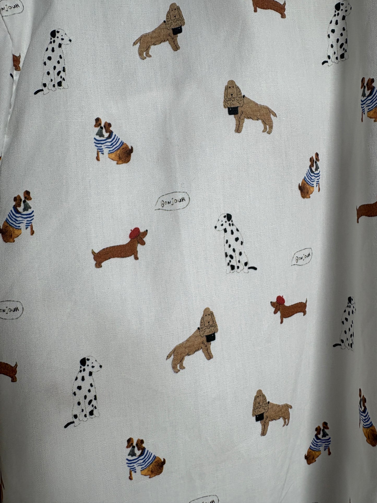 Camicetta In Cotone French Dogs in 3 Colori