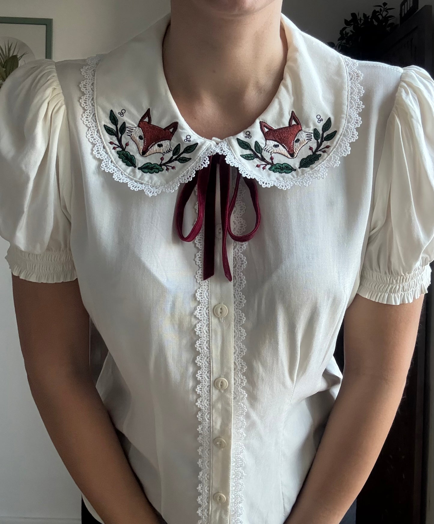 Camicetta inglese con volpi Basil