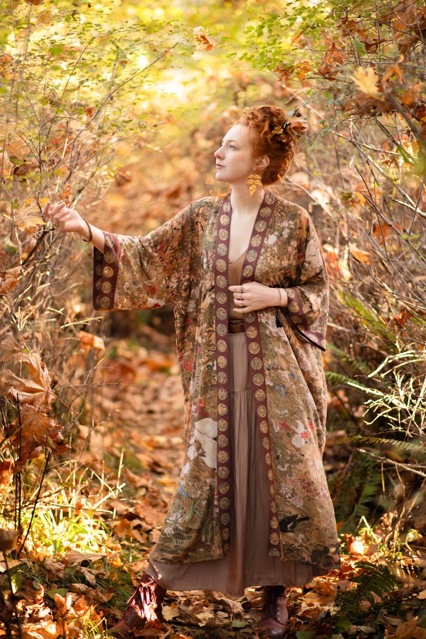 Kimono Lungo Opera Duster: Dream Weaver