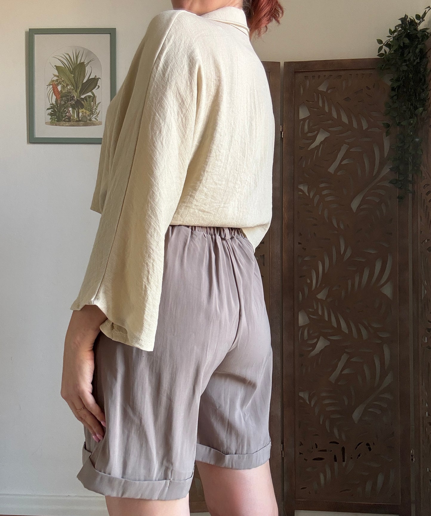 Shorts in Viscosa con Cintura Intrecciata - in 5 colori