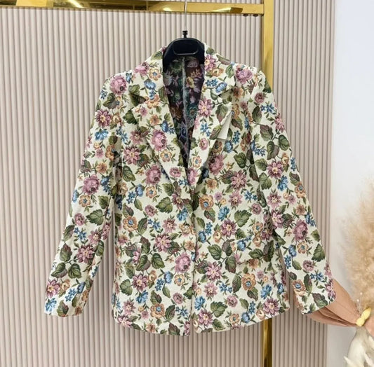 Blazer Tapestry a Fantasia Floreale – Stile Vintage