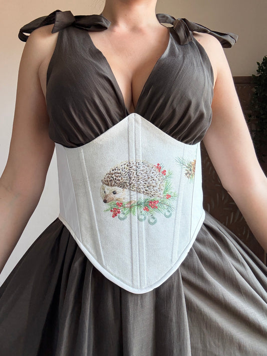 Bustino a Corsetto sottoseno Artigianale “The Enchanted Forest” - Little Bramble