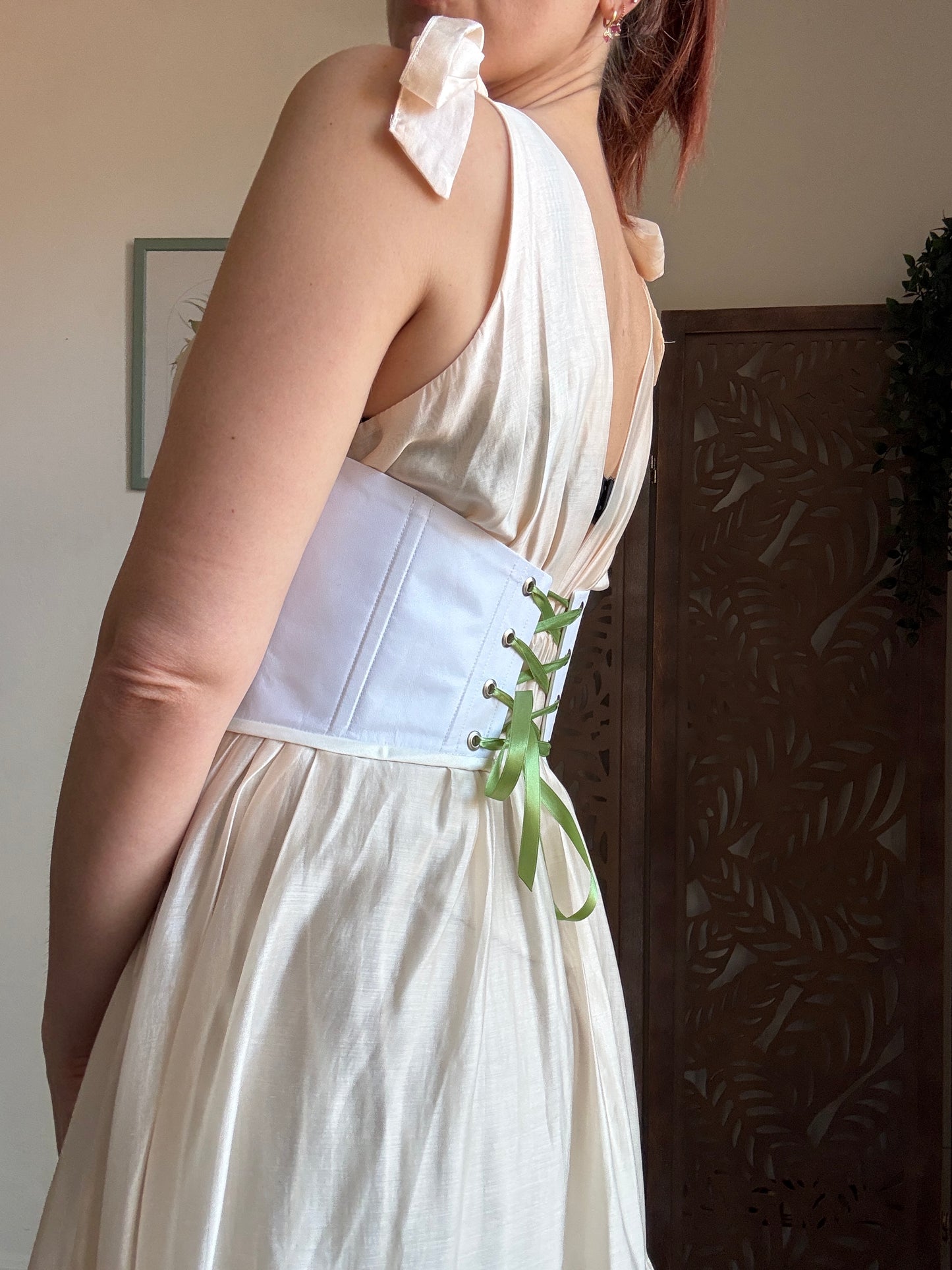 Bustino a Corsetto sottoseno Artigianale “The Enchanted Forest” - Fern & Foxlet