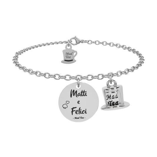 Bracciale del Cappellaio Matto “Matti e Felici”