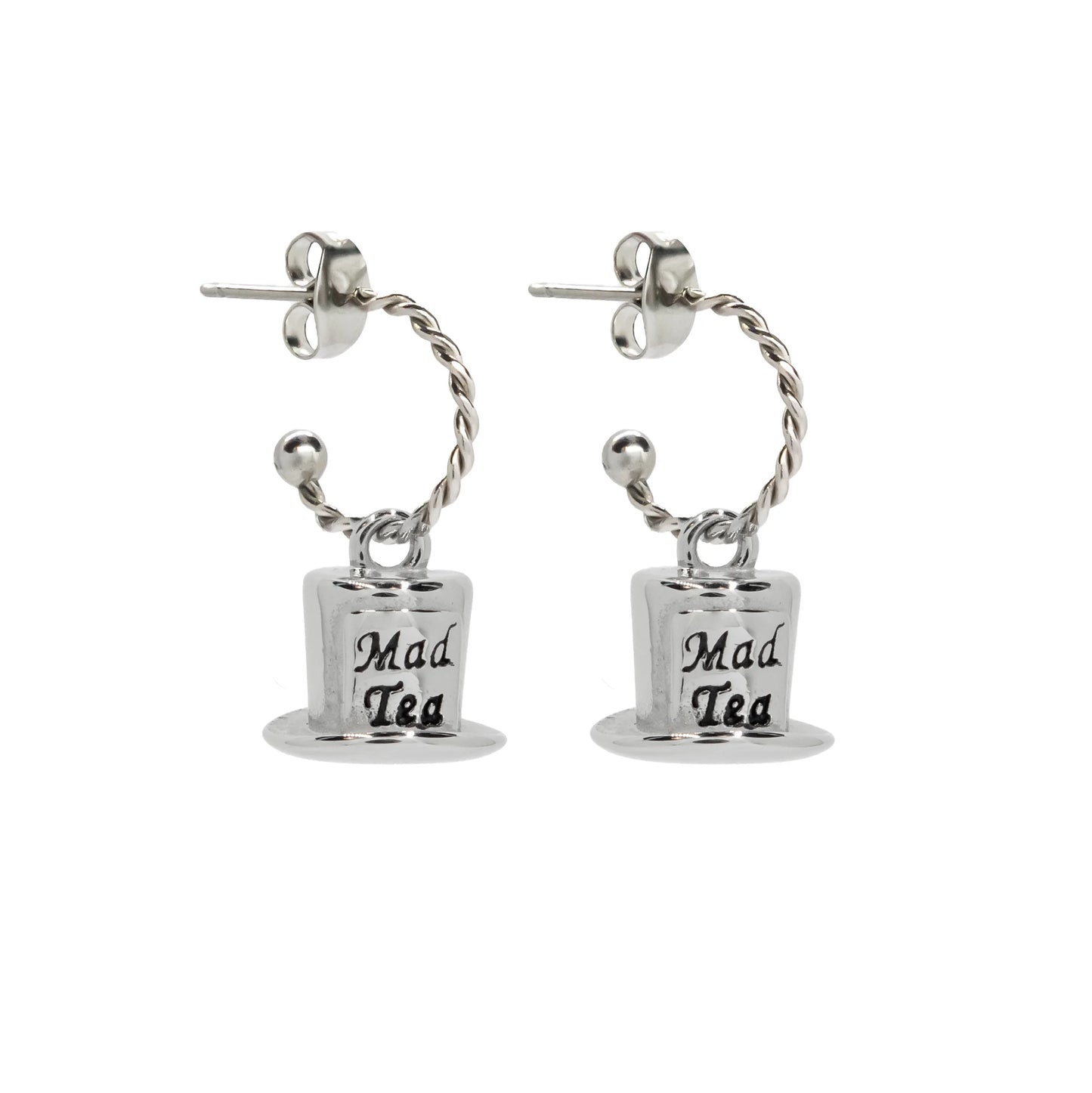 Orecchini cilindro del Cappellaio Matto “Matti e Felici”