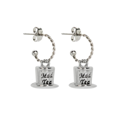 Orecchini cilindro del Cappellaio Matto “Matti e Felici”