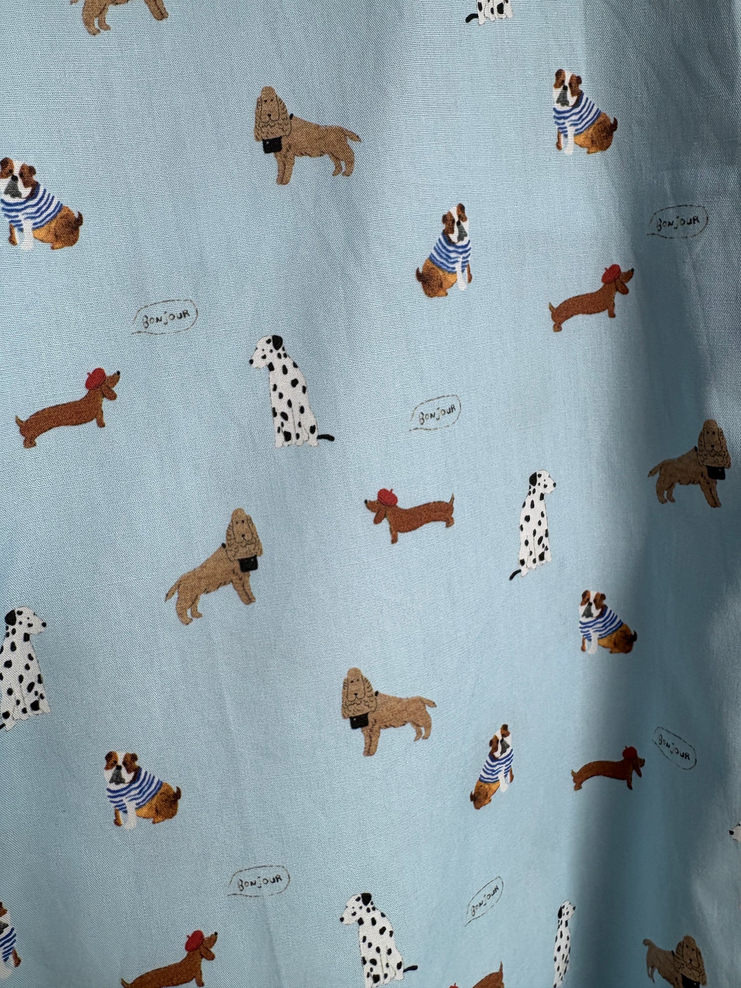 Camicetta In Cotone French Dogs in 3 Colori