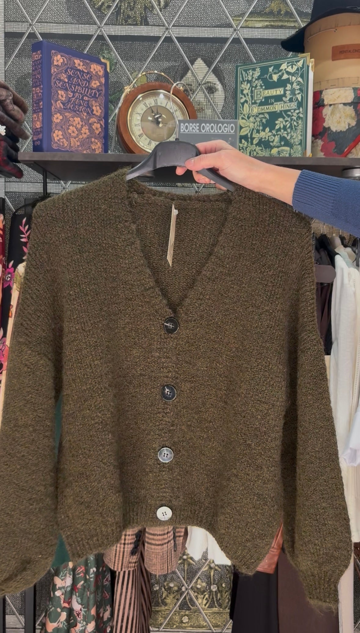 Cardigan Margot in 5 colori con bottoni