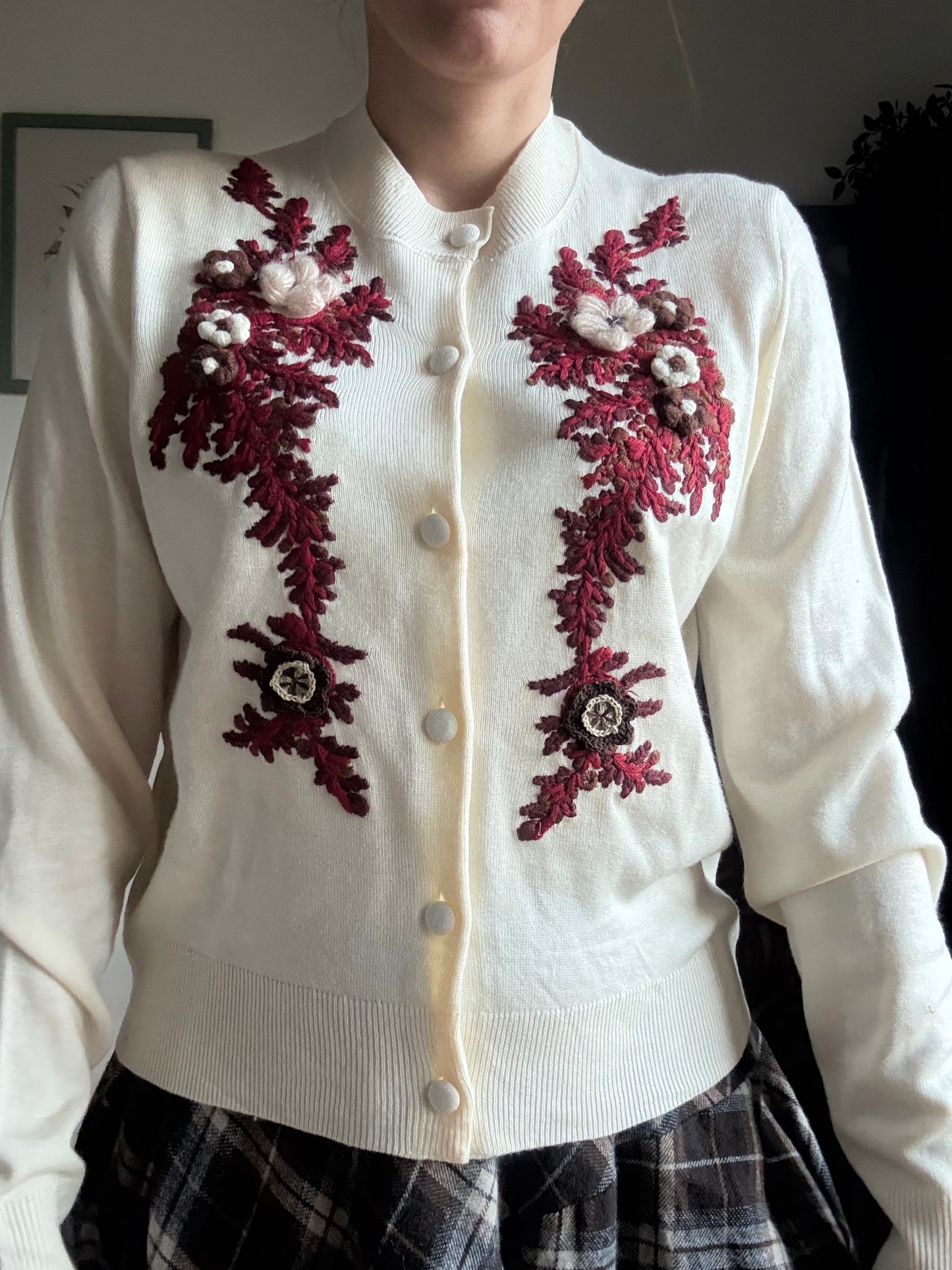 Cardigan Bosco Incantato bianco