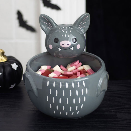 Ciotola Grande in Ceramica Cute Bat