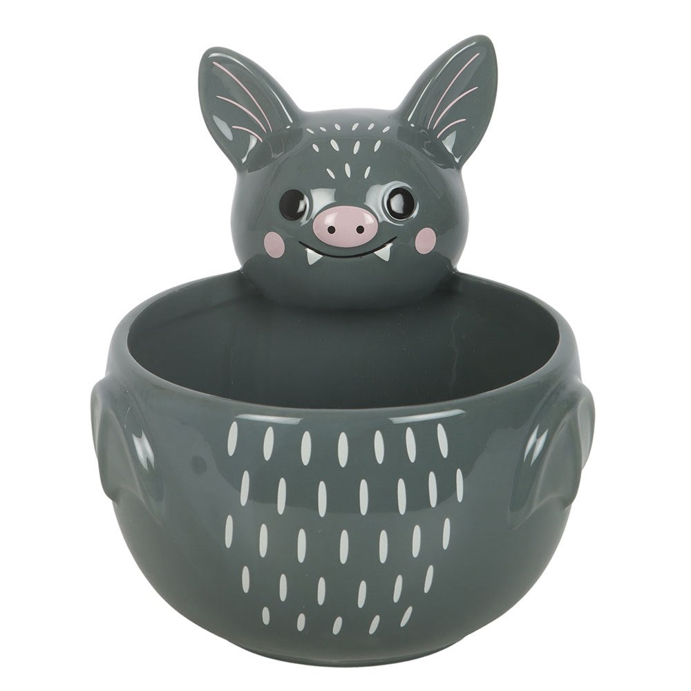 Ciotola Grande in Ceramica Cute Bat