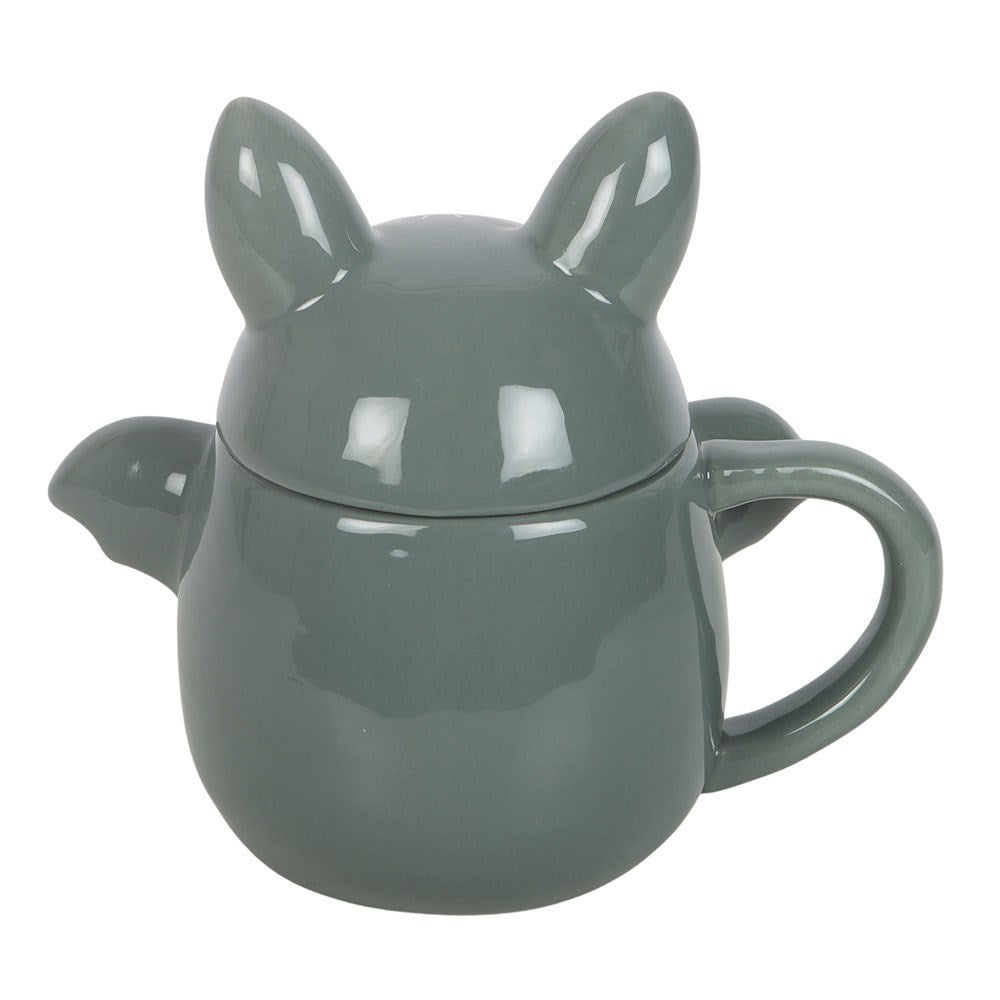 Cute Bat Mug - Tazza con Coperchio a Forma di Pipistrello