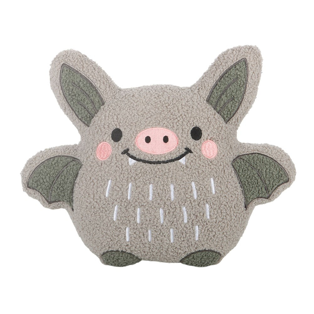 PREORDINE (In Arrivo dal 21 Luglio) Cuscino Sagomato in Tessuto Bouclé "Cute Bat" – 35 x 40 cm