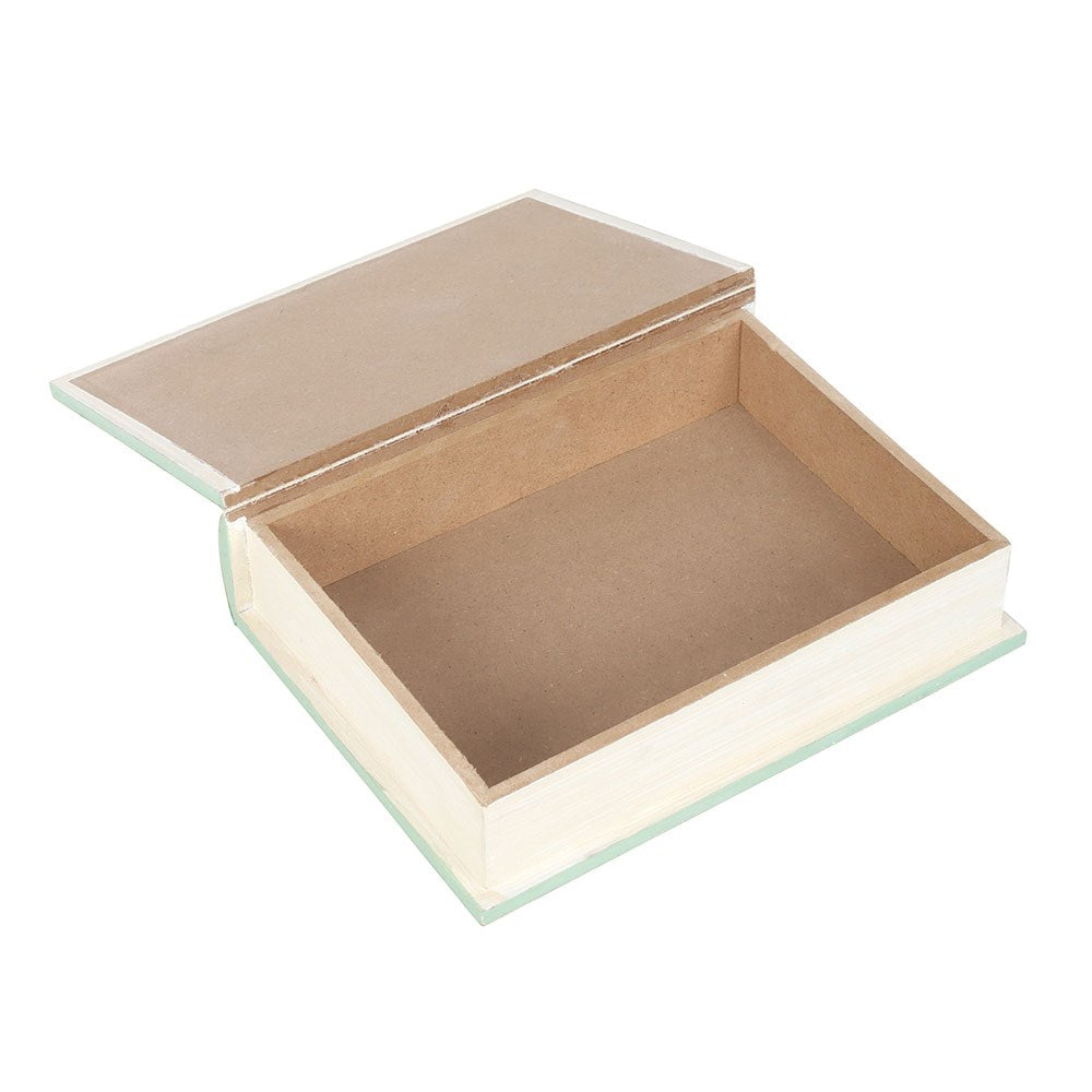Scatola Portaoggetti Segreta a forma di Libro Vintage "Green Book"