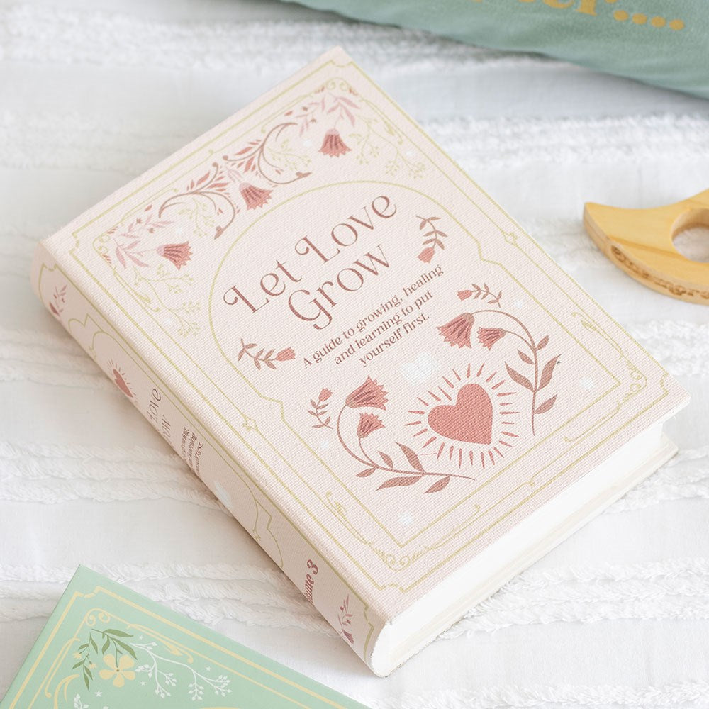 Scatola Portaoggetti a Forma di Libro Rosa – Collezione "The Book Club"