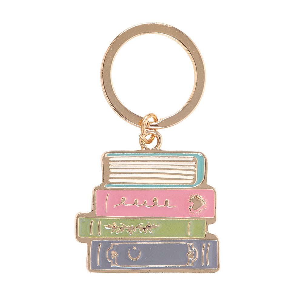 Portachiavi Smaltato "Book Worm"