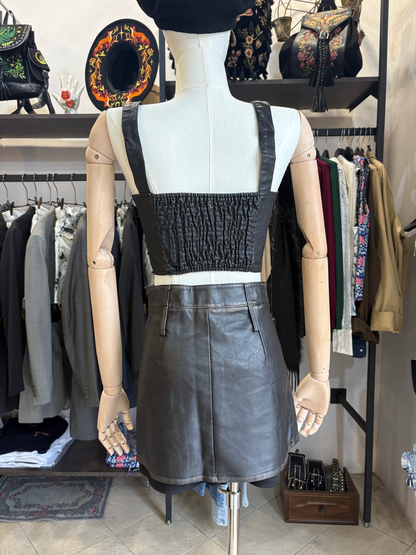 Minigonna in Ecopelle