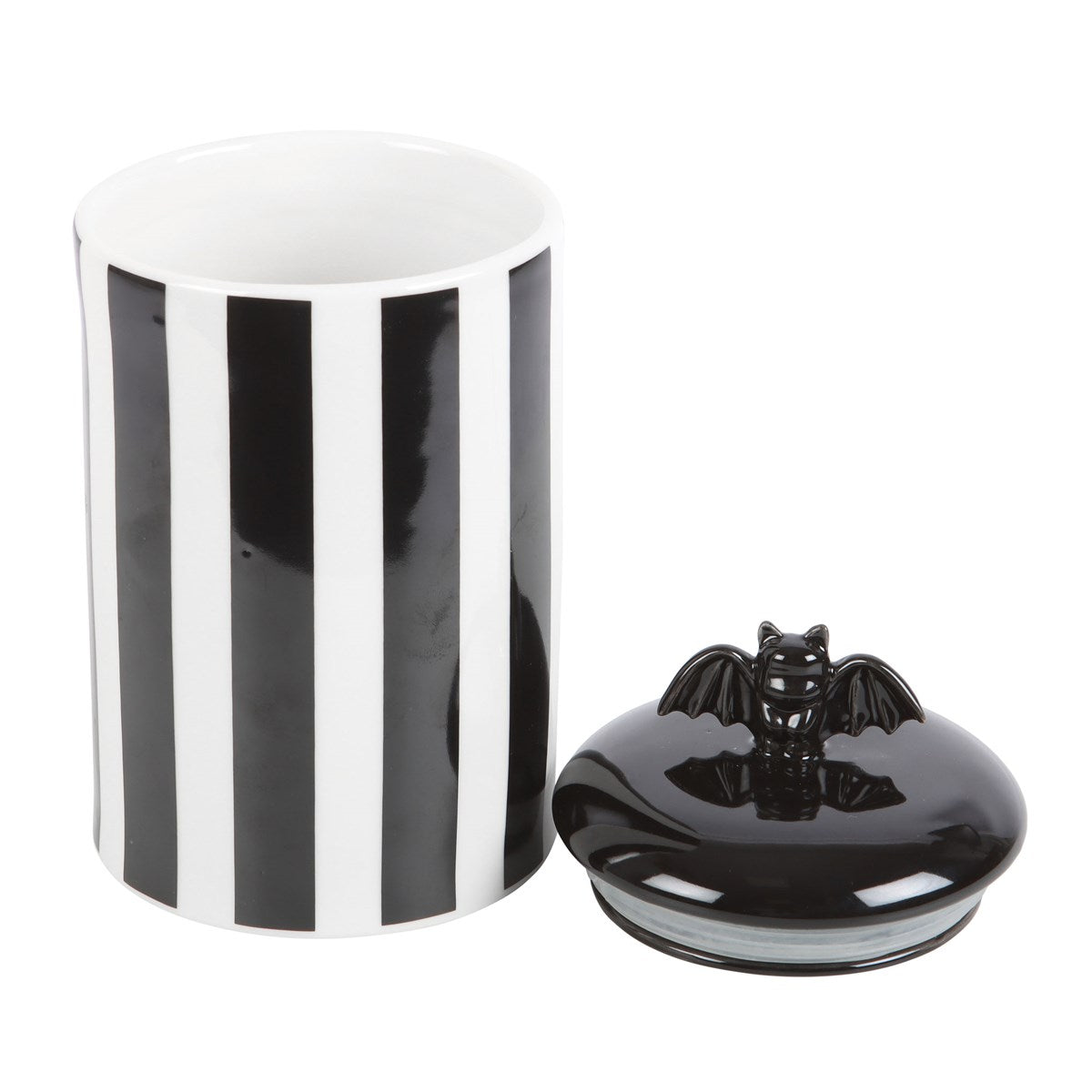 PREORDINE (In Arrivo dal 21 Luglio) Barattolo in Ceramica con Pipistrello "Striped Bat"