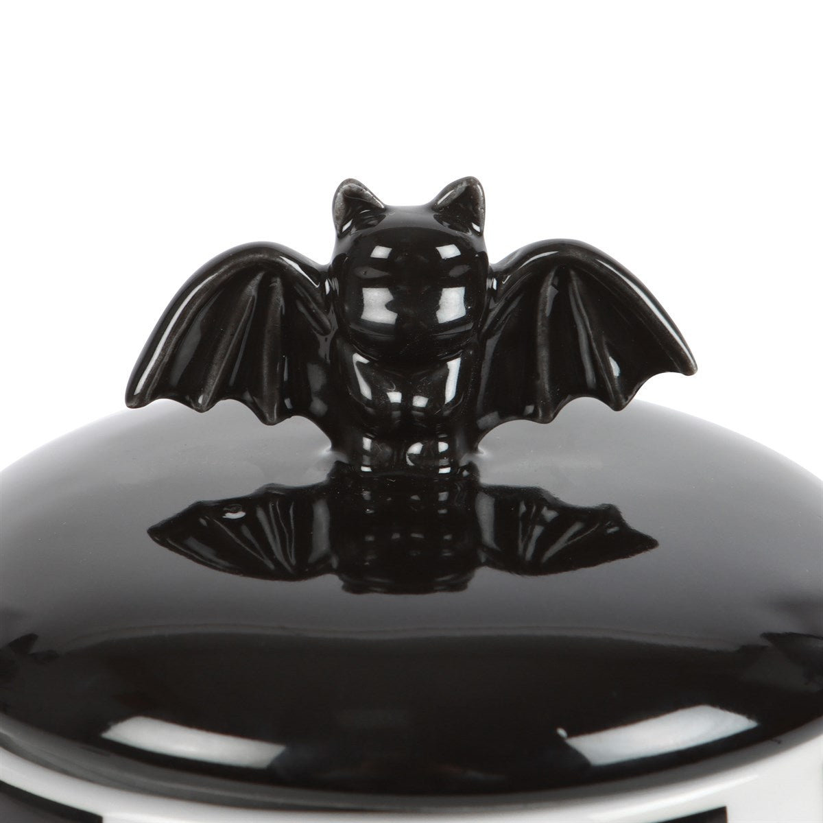 PREORDINE (In Arrivo dal 21 Luglio) Barattolo in Ceramica con Pipistrello "Striped Bat"