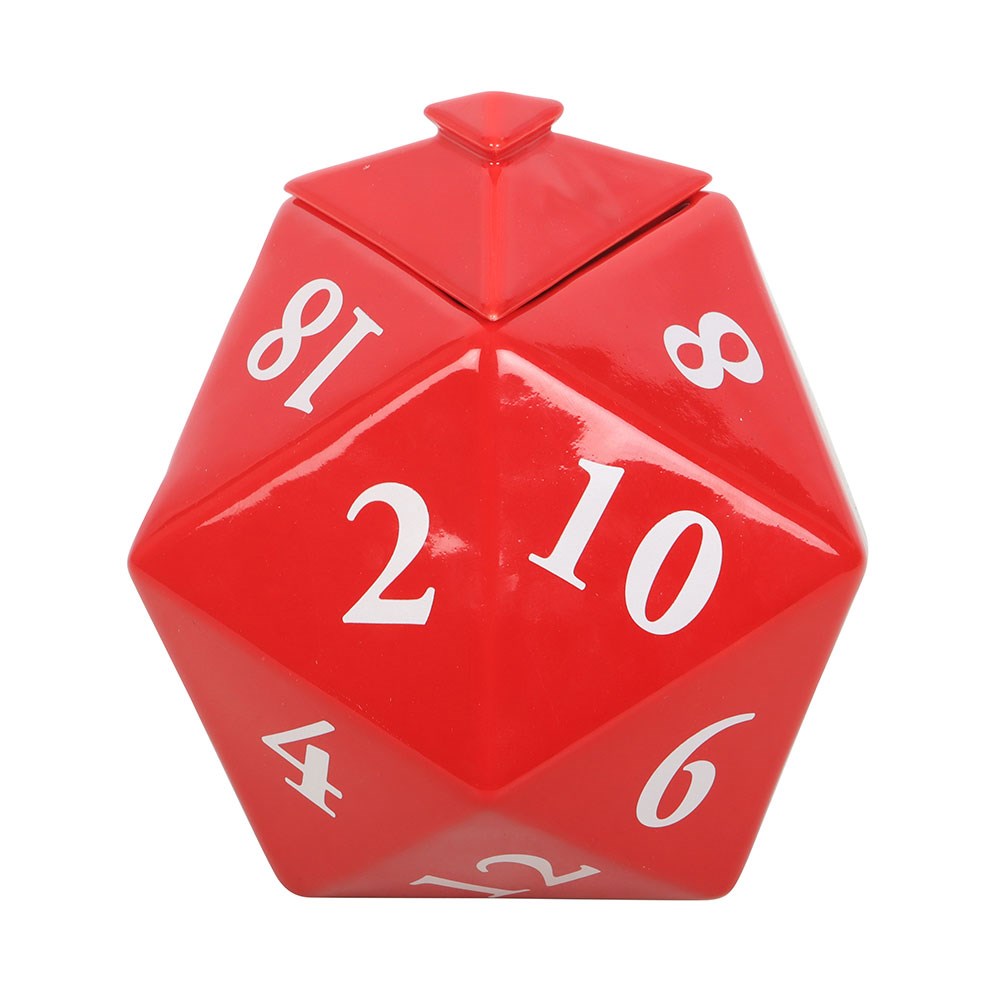 Bruciatore a olio a forma di dado da gioco D20