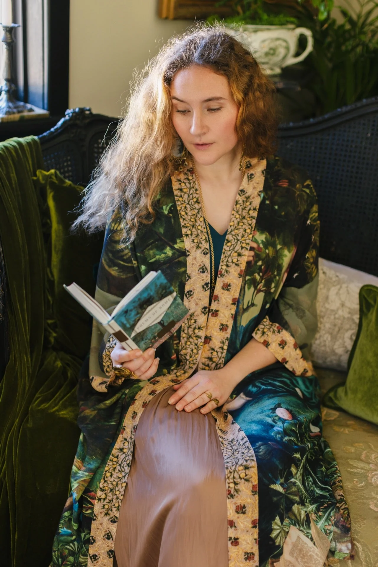 Kimono Lungo Opera Duster: Bella Notte