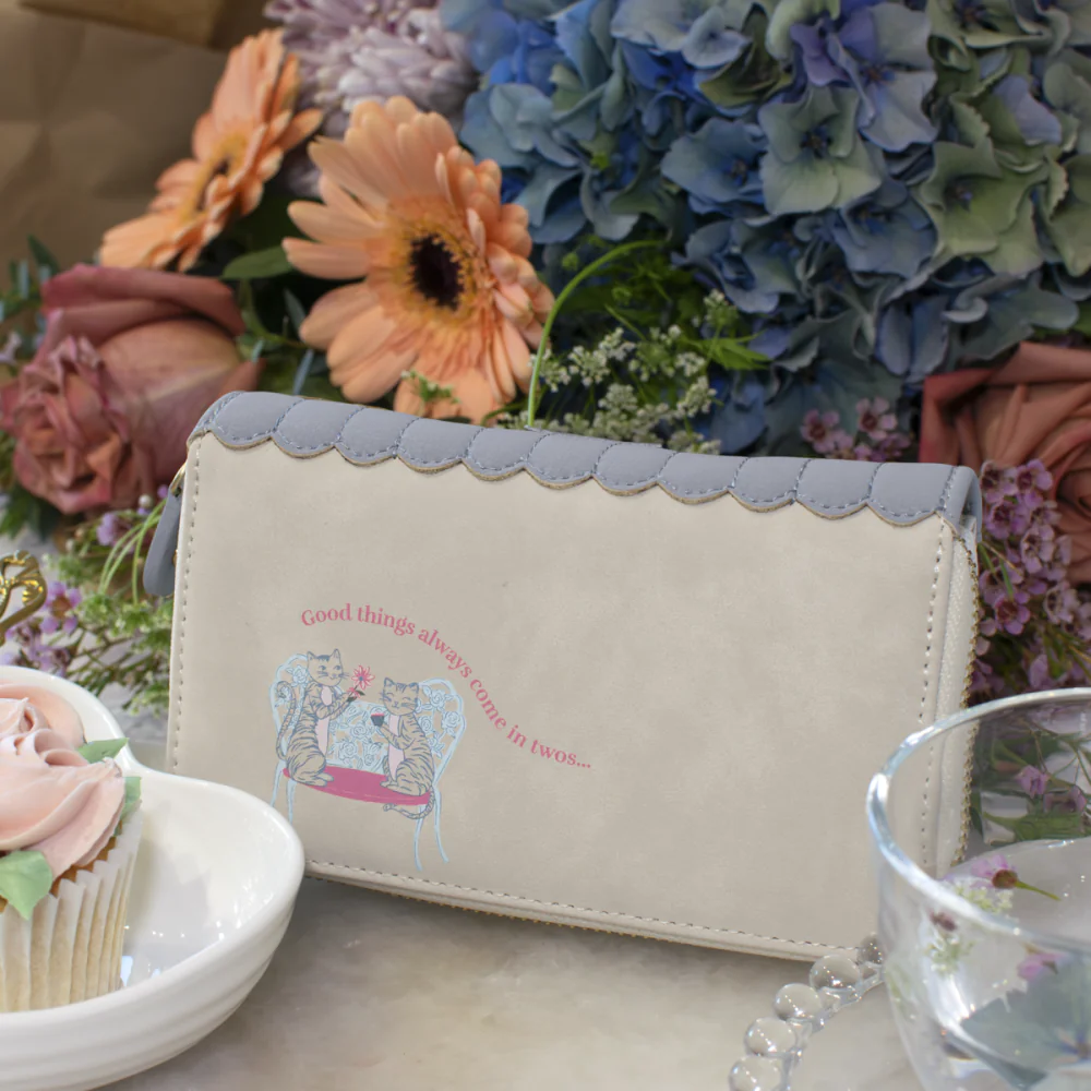 Portafoglio da Donna Vendula London con Zip Posies and Patisseries