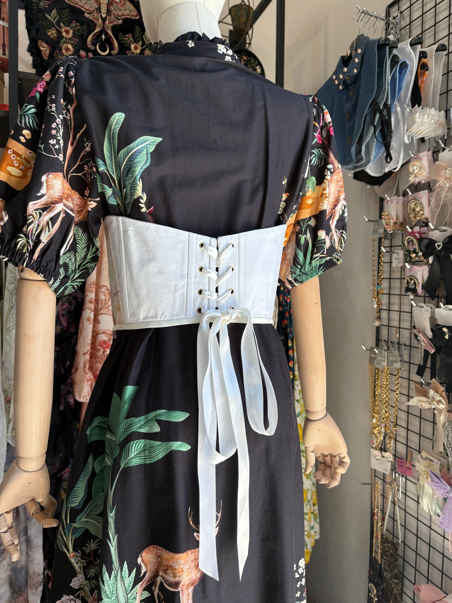 Corsetto Sartoriale Sottoseno  "Forest Friends" – Pezzo Unico
