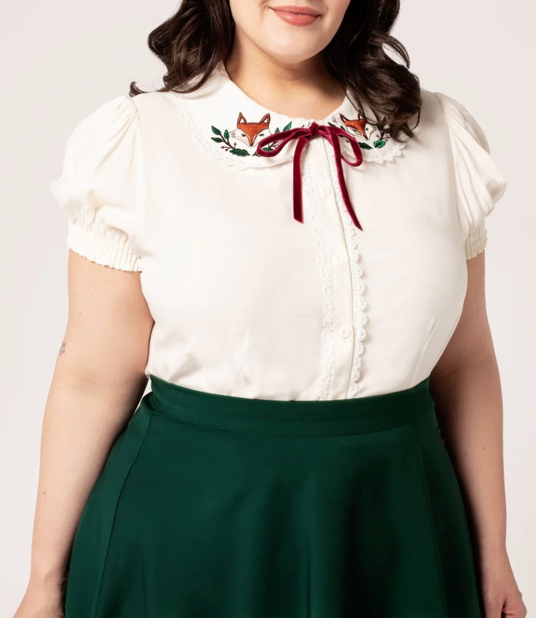 Camicetta inglese con volpi Basil