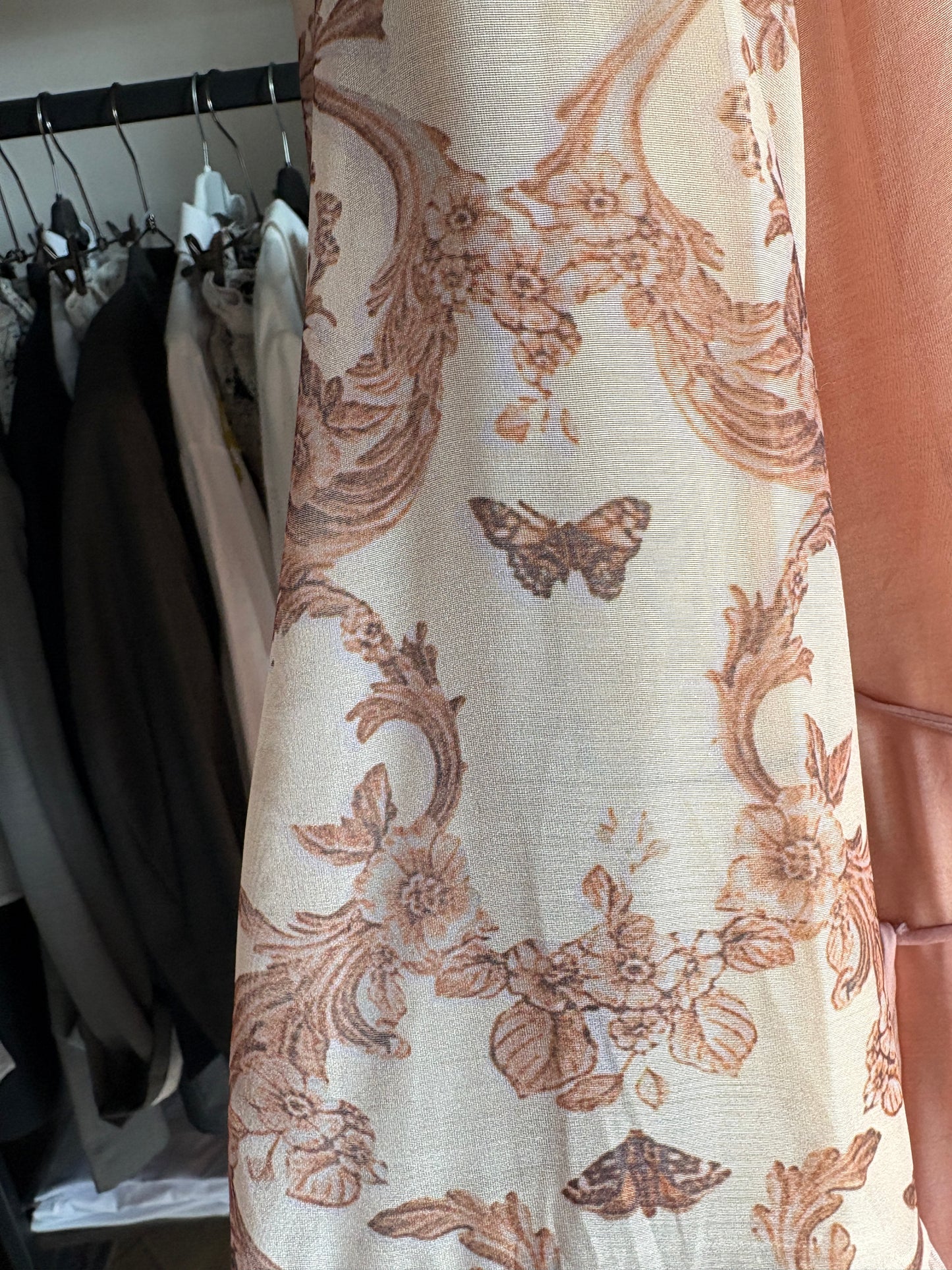 Fable Dress – Vestito Lungo Romantico in 100% Seta in Stile Coquette & Fairycore